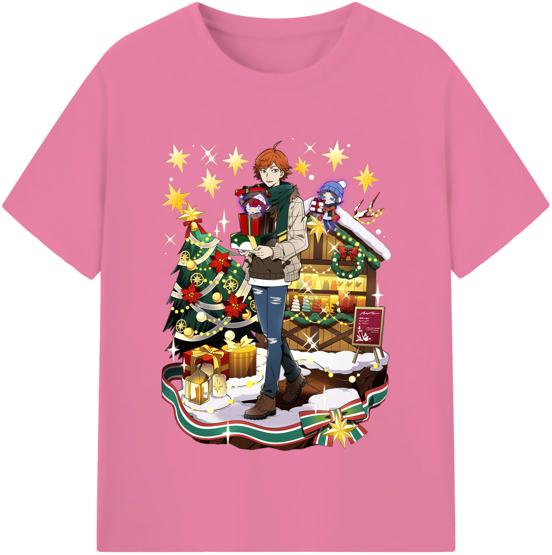 （画像用） 文豪ストレイドッグス Bungo Stray Dogs 綿100％半袖Tシャツ（フロントプリント）